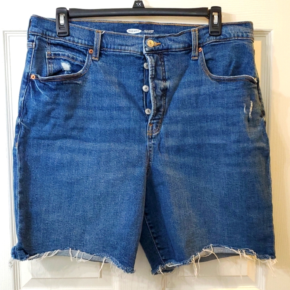 Old Navy Blue Denim Cutoff Shorts